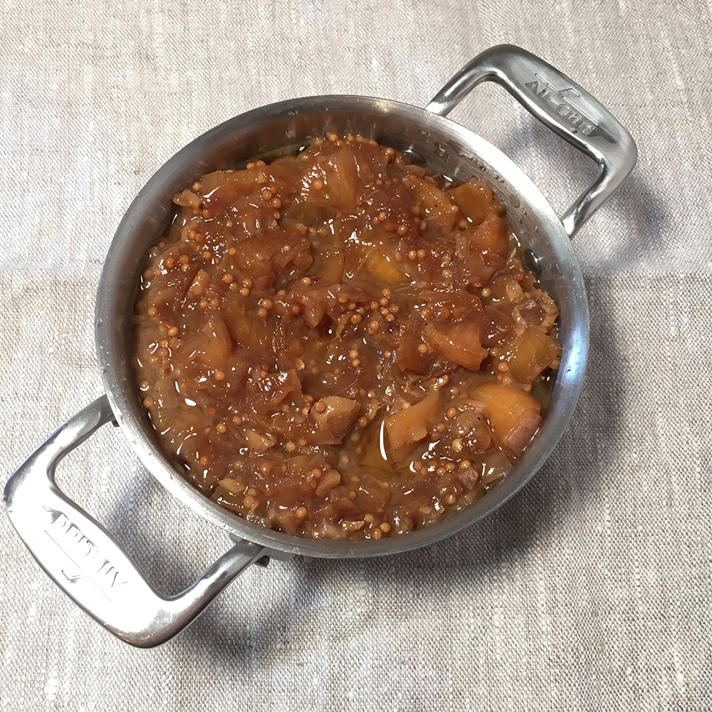 Chez Nous Dinners, Daria Souvorova, Memorial Day Cookout, Peach Confiture