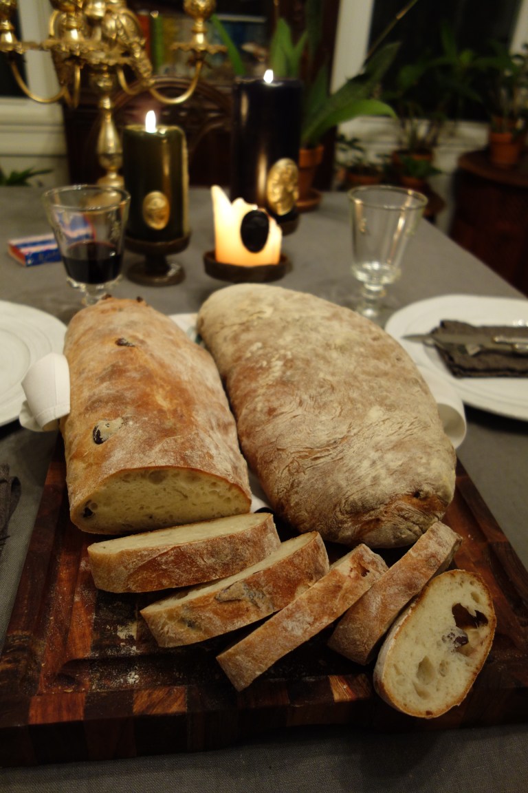 Easy Kalamata Olive Ciabatta Bread Chez Nous